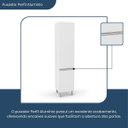 Ver imagem 7 de Armário Geladeira 1 Porta Basculante Top Class Branco