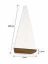Ver imagem 3 de Rodapé de MDF 5CMX15MMX2.20m Revestido Liso Branco Casablanca