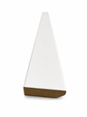 Ver imagem 2 de Rodapé de MDF 5CMX15MMX2.20m Revestido Liso Branco Casablanca