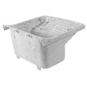 Ver imagem 6 de Tanque Plástico 40 Litros 57,9x52x31,8cm Astra Branco Marmorizado