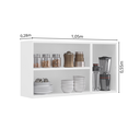 Ver imagem 4 de Armário de Cozinha em Aço 3 Portas 105cm Florença Itatiaia