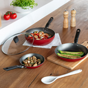 Ver imagem 3 de Colher de Silicone Flex Antiaderente Colher para Arroz Siliconada Utensilio de Cozinha 27,5cm - Vani