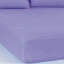 Ver imagem 5 de Jogo de Cama Casal Serena 3 Pçs Malha 100% Algodão 138x188x23cm Lilás