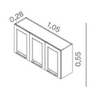 Ver imagem 4 de Armário de Cozinha em Aço 3 Portas 105cm Florença Itatiaia 