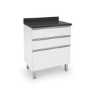 Ver imagem 1 de Armário para Cozinha 2 Gavetas 1 Gavetão Top Class  