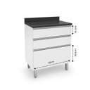 Ver imagem 3 de Armário para Cozinha 2 Gavetas 1 Gavetão Top Class  