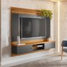 Painel Home para TV até 75 Polegadas 2 Portas 1 Prateleira Barcelona Linea Brasil - 2