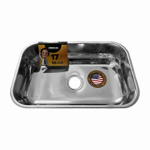 Cuba Pia Numero 2 Cozinha Inox 304 American Steel 56x34x17