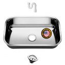 Ver imagem 3 de Cuba Pia Numero 2 Cozinha Inox 304 American Steel 56x34x17