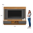 Ver imagem 6 de Painel Home para TV até 75 Polegadas com Led Barcelona Linea Brasil
