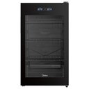 Ver imagem 1 de Adega de Vinho Climatizada 24 Garrafas Inverter Bivolt Midea Mdrw110fgggl3 - Bivolt