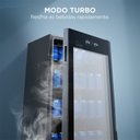 Ver imagem 5 de Adega de Vinho Climatizada 24 Garrafas Inverter Bivolt Midea Mdrw110fgggl3 - Bivolt
