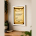 Ver imagem 6 de Quadro Decora Os 10 Mandamentos Bíblia Êxodo 20 Jesus Cristo:Branco/A4