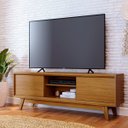 Ver mais imagens de Rack Bancada Mundi 2 Portas para Tv de 75" Polegadas Cumaru