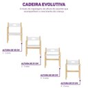 Ver imagem 4 de Cadeira Infantil Evolutiva 4 Estágios Wave Casatema MadeiraOriginals