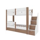 Ver imagem 3 de Beliche Infantil com Escada 4 Portas e 2 Gavetas Maya Yescasa