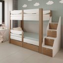 Ver imagem 2 de Beliche Infantil com Escada 4 Portas e 2 Gavetas Maya Yescasa