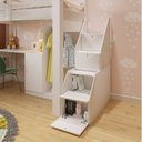 Ver imagem 6 de Cama Infantil 1 Escrivaninha e 2 Armários 5 Portas Stella Yescasa