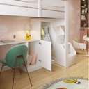 Ver imagem 5 de Cama Infantil 1 Escrivaninha e 2 Armários 5 Portas Stella Yescasa
