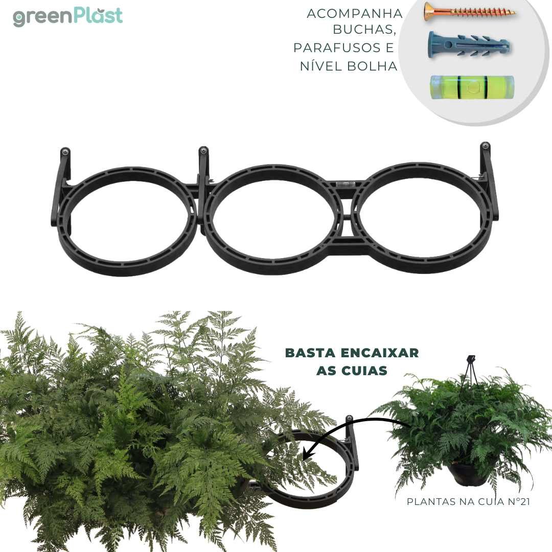 Módulo Greenplast para Jardim Vertical 75cm Greenup Design - 2