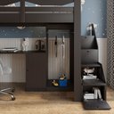 Ver mais imagens de Cama Infantil 1 Escrivaninha e 2 Armários 5 Portas Stella Yescasa