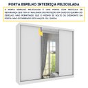 Ver imagem 7 de Guarda Roupa Casal com Espelho 3 Portas 6 Gavetas 270cm Bergamo Espresso Móveis 