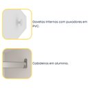 Ver mais imagens de Guarda Roupa Casal com Espelho 3 Portas 6 Gavetas 270cm Bergamo Espresso Móveis 