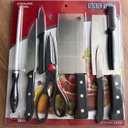 Ver imagem 3 de Kit 2 Conjuntos de Facas e Afiador de Cozinha LS311