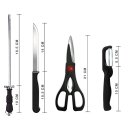 Ver imagem 5 de Kit 2 Conjuntos de Facas e Afiador de Cozinha LS311