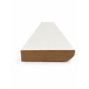 Ver imagem 2 de Rodapé de MDF 7CMX15MMX2.20m Revestido Liso Branco Casablanca