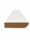 Ver imagem 2 de Rodapé de MDF 7CMX15MMX2.20m Revestido Liso Branco Casablanca