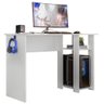 Mesa Escrivaninha para Computador Gamer Slim Branco - Peternella Móveis - 2
