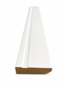 Ver imagem 2 de Rodapé de MDF 7CMX15MMX2.20m Revestido Frisado Branco Casablanca