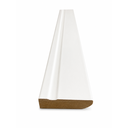 Ver imagem 2 de Rodapé de MDF 7CMX15MMX2.20m Revestido Frisado Branco Casablanca