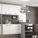 Ver imagem 1 de Cozinha Compacta Veneza 7 Portas 3 Gavetas 3 Branco