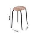 Ver imagem 4 de Conjunto 4 Banquetas Aço Expert 