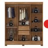 Guarda Roupa Casal 6 Portas 2 Gavetas Verso  - 11