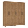Guarda Roupa Casal 6 Portas 2 Gavetas Verso  - 9
