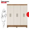 Guarda Roupa Casal 6 Portas 2 Gavetas Verso  - 14