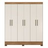 Guarda Roupa Casal 6 Portas 2 Gavetas Verso  - 2