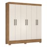 Guarda Roupa Casal 6 Portas 2 Gavetas Verso  - 10