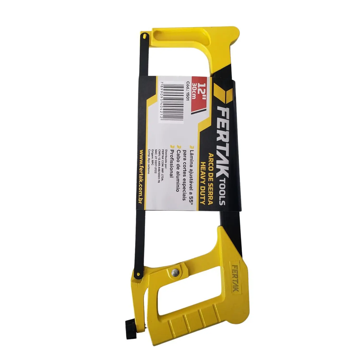 Arco de Serra Fixo Profissional Heavy Duty 12" - Fertak - 2