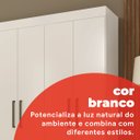 Ver imagem 5 de Guarda Roupa Casal 6 Portas 2 Gavetas Verso