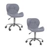 Conjunto 2 Cadeiras Office Eiffel Slim Ajustável Base Giratória Oficial Webshop - 1