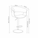 Ver imagem 2 de Kit 4 Banquetas Estofadas Disco Betim Rivatti