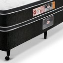 Ver imagem 3 de Cama Castor Queen Black e White Air Double Face D33 158x198x54 + Box Castor