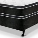 Ver imagem 4 de Cama Castor Queen Black e White Air Double Face D33 158x198x54 + Box Castor