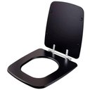 Ver imagem 2 de Tampa de Vaso Sanitario Poliester Boss Matte Black Preto Fosco para Vaso Incepa