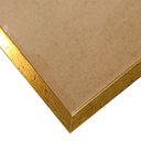 Ver imagem 2 de Moldura para Quadro Decorativo 20x30cm - Várias Cores Tacolado Moldura Trad 1cm Dourada sem Vidro 10