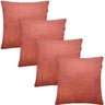 Kit 4 Capas de Almofadas Linho Lincoln 45x45cm Escolha a Cor:rose - 1